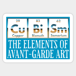 CuBiSm: Elements of Avant-Garde Art Sticker